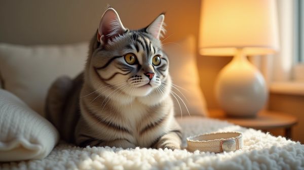 Après la stérilisation : bien choisir la collerette que le chat acceptera