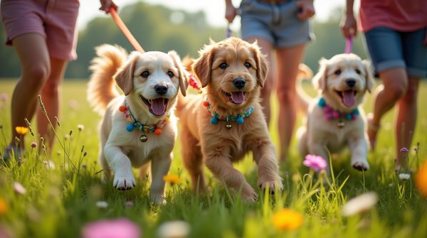 Harnasses, laisses et colliers amusants pour chiens tendance